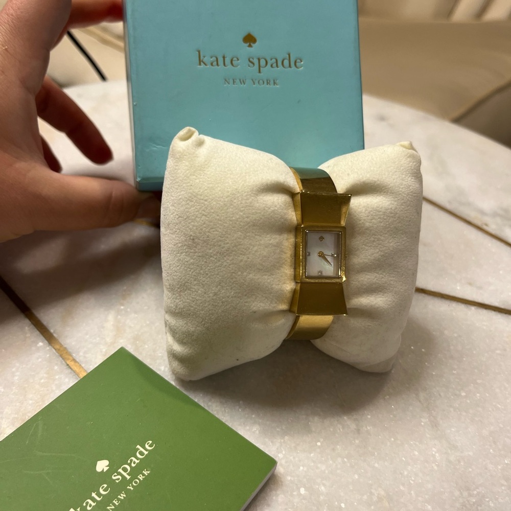 Kate Spade Gold Rectangular Watch - image 2